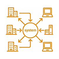 Integración entre sedes, tiendas y canales de distribución